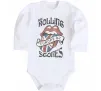 Дитячий бодік Rolling stones europe 82 Білий фото