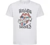 Детская футболка Rolling stones europe 82 Белый фото