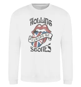 Світшот Rolling stones europe 82 Білий фото