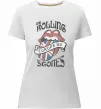 Жіноча преміум футболка Rolling stones europe 82 Білий фото