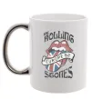 Чашка с цветной ручкой Rolling stones europe 82 Серебро Чашка с цветной ручкой Rolling stones europe 82 Серебро фото