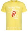 Чоловіча футболка The Rolling Stones sticky fingers Лимонний фото