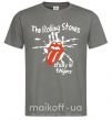 Мужская футболка The Rolling Stones sticky fingers Графит фото