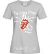 Жіноча футболка The Rolling Stones sticky fingers Сірий фото
