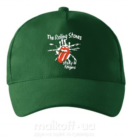 Кепка The Rolling Stones sticky fingers Темно-зеленый фото