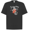 Футболка Оверсайз The Rolling Stones sticky fingers Черный фото