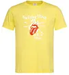 Чоловіча футболка The Rolling Stones sticky fingers Лимонний фото