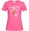 Жіноча футболка The Rolling Stones sticky fingers Яскраво-рожевий фото