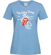 Жіноча футболка The Rolling Stones sticky fingers Блакитний фото