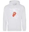 Женская толстовка (худи) The Rolling Stones sticky fingers Серый меланж фото
