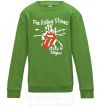 Детский Свитшот The Rolling Stones sticky fingers Лаймовый фото