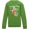 Детский Свитшот The Rolling Stones sticky fingers Лаймовый Детский Свитшот The Rolling Stones sticky fingers Лаймовый фото