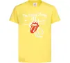 Дитяча футболка The Rolling Stones sticky fingers Лимонний фото