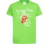Дитяча футболка The Rolling Stones sticky fingers Лаймовий фото
