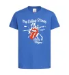 Детская футболка The Rolling Stones sticky fingers Ярко-синий фото