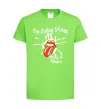 Детская футболка The Rolling Stones sticky fingers Лаймовый фото