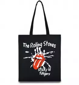 Эко-сумка The Rolling Stones sticky fingers Черный фото