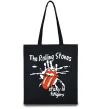Еко-сумка The Rolling Stones sticky fingers Чорний фото
