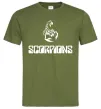 Чоловіча футболка Scorpions logo Оливковий Чоловіча футболка Scorpions logo Оливковий фото