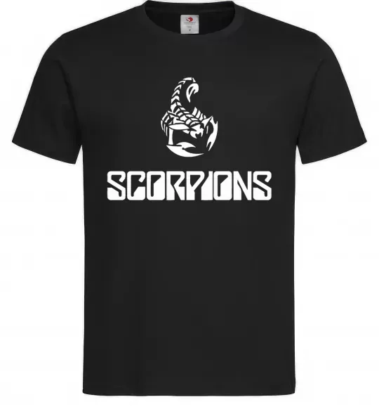 Чоловіча футболка Scorpions logo Чорний фото