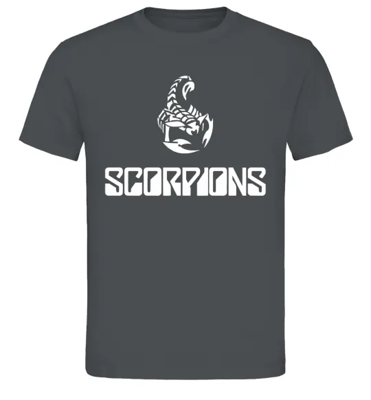 Чоловіча футболка Scorpions logo Графіт фото