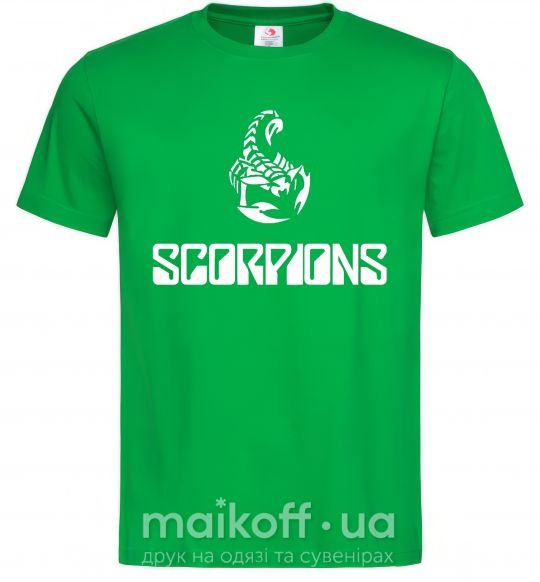 Чоловіча футболка Scorpions logo Зелений фото