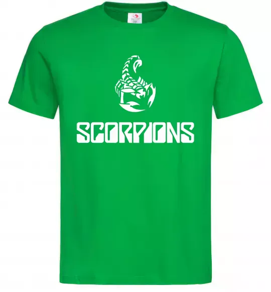 Чоловіча футболка Scorpions logo Зелений фото