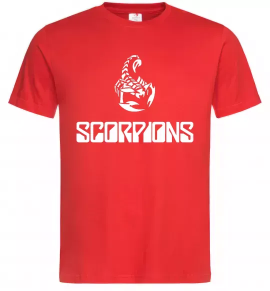 Чоловіча футболка Scorpions logo Червоний фото