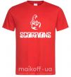 Мужская футболка Scorpions logo Красный фото