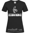Женская футболка Scorpions logo Черный фото