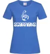 Жіноча футболка Scorpions logo Яскраво-синій Жіноча футболка Scorpions logo Яскраво-синій фото
