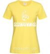 Женская футболка Scorpions logo Лимонный фото