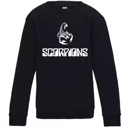 Детский Свитшот Scorpions logo Черный фото