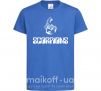 Дитяча футболка Scorpions logo Яскраво-синій фото