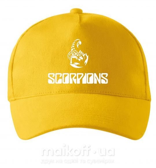 Кепка Scorpions logo Солнечно желтый фото