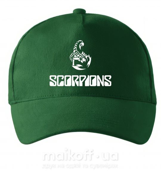 Кепка Scorpions logo Темно-зелений фото