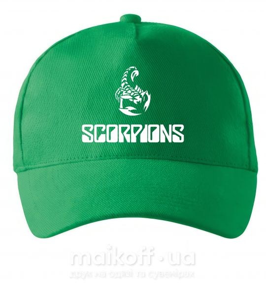 Кепка Scorpions logo Зеленый фото