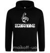 Мужская толстовка (худи) Scorpions logo Черный фото