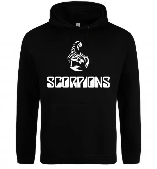Женская толстовка (худи) Scorpions logo Черный фото