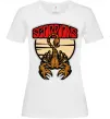 Жіноча футболка Scorpions gold Білий Жіноча футболка Scorpions gold Білий фото