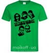 Мужская футболка Scorpions faces Зеленый фото