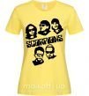 Женская футболка Scorpions faces Лимонный фото