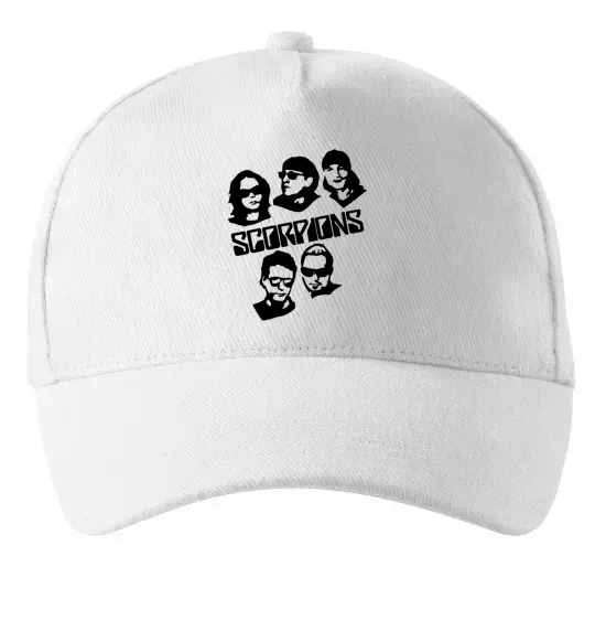 Кепка Scorpions faces Белый фото