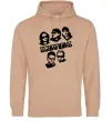 Женская толстовка (худи) Scorpions faces Песочный Женская толстовка (худи) Scorpions faces Песочный фото