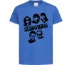 Детская футболка Scorpions faces Ярко-синий фото