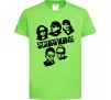 Детская футболка Scorpions faces Лаймовый фото