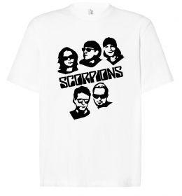 Футболка Оверсайз Scorpions faces