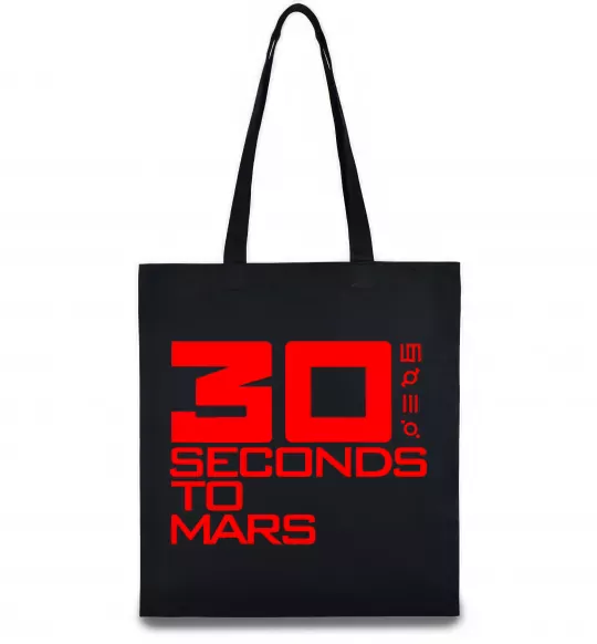 Эко-сумка 30 seconds to mars logo Черный фото