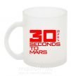 Чашка стеклянная 30 seconds to mars logo Фроузен фото