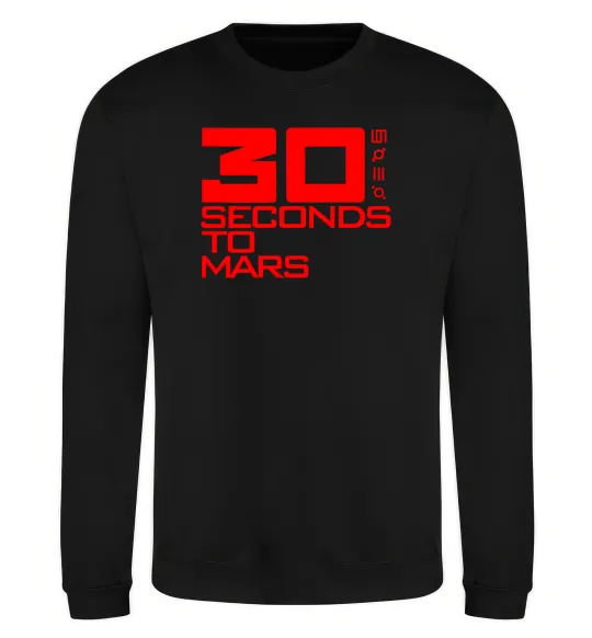 Свитшот 30 seconds to mars logo Черный фото